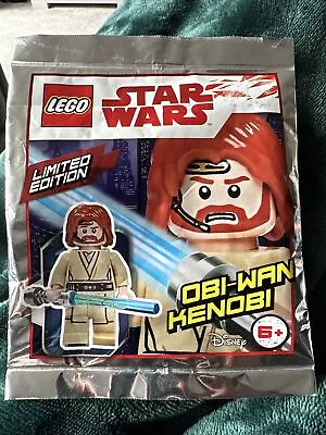 Buy Lego Disney Star Wars 911839 Ltd Ed Obi-Wan Kenobi Minifigure Foil Polybag NEW • 7.97£