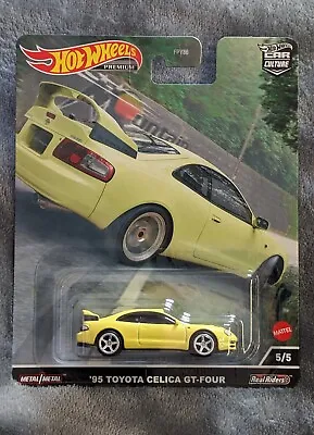 Buy Hot Wheels Mountain Drifters 1995 Toyota Celica Gt-4 Premium Real Riders  • 9.63£