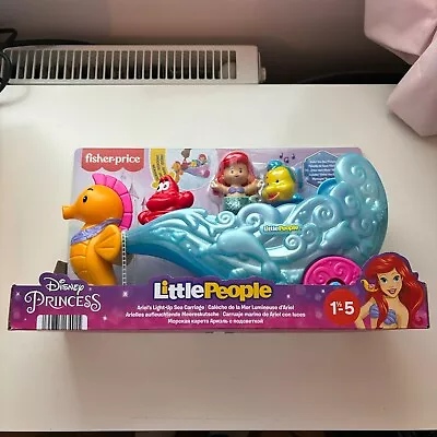Buy Fisher Price Little People / Disney Ariels Sea Carriage / Brand New • 19.99£