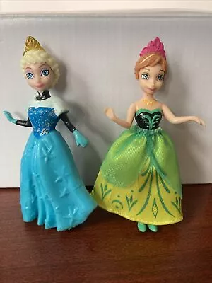 Buy Mattel FROZEN Polly Pocket Elsa Magiclip & Anna • 8£