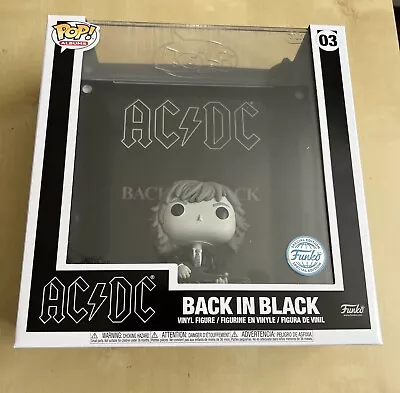 Buy Funko Pop Vinyl Albums AC/DC Back In Black 03 Album Cover Figure Collectable • 22.99£