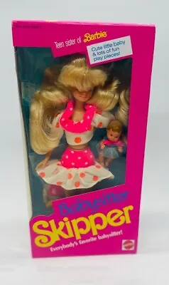 Buy 1990 Barbie Babysitter Skipper Made In Malaysia NRFB • 214.43£