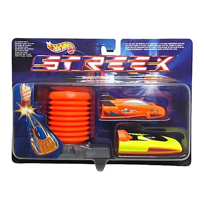 Buy Vintage Hot Wheels Streex Launcher Set Two Vehicles With Pump 1991 Playset • 11.99£