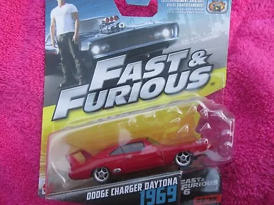 Buy Fast And Furious Dodge Charger Daytona 1969 New On Card 1/55 • 4.99£