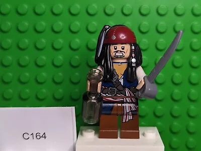 Buy LEGO Pirates Of The Caribbean Minifigure Poc001 Captain Jack Sparrow (C164) • 9.99£