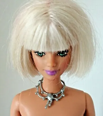 Buy Vintage Barbie Accessory - Grey / Grey Necklace Necklace • 1.54£