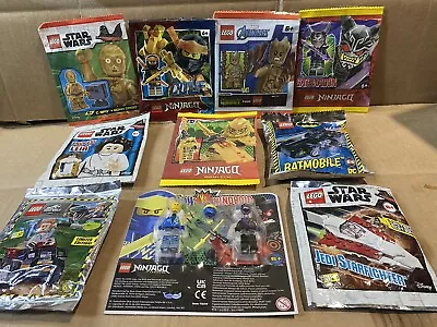 Buy Job Lot Wholesale Lego Sealed Bags Mixed Lot Jurassic World StarWars Marvel Toys • 22£