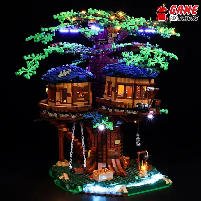 Buy LED Light Kit For Tree House - Compatible With LEGO® 21318 Set (Remote Version) • 51.97£