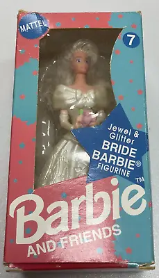 Buy Vintage Barbie And Friends Doll No7 Bride Barbie. Boxed. McDonald Collectable. • 9.99£