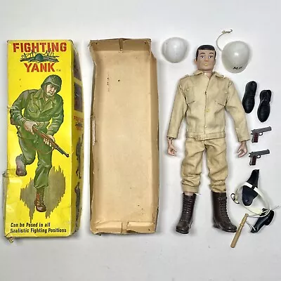 Buy Fighting Yank Vintage Figure Toy Doll W MP Uniform Accessories PGD Mego Box • 196.87£