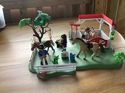 Buy Playmobil 6147 - County Horse & Stables Play Set With Figures • 15£