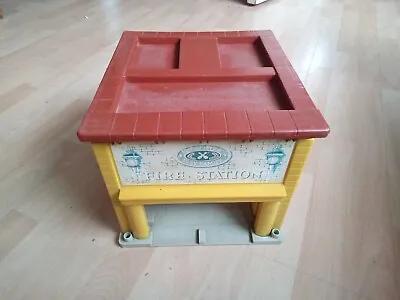 Buy Vintage1997 FisherPrice,Play Family Fire Station With Working Bell  • 10£
