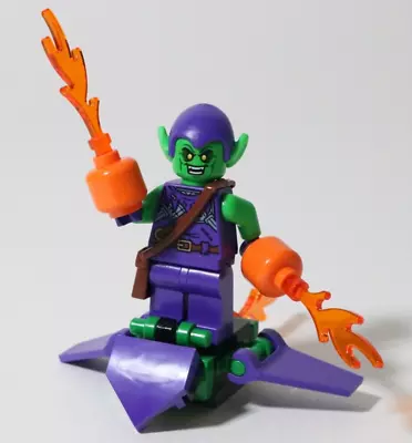 Buy LEGO Spider-Man Green Goblin Minifigure Marvel Spider-Verse - Genuine • 8.99£