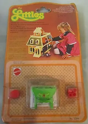Buy The Littles Doll's House 1789 Mattel 70's Green Iron & Dishware Table • 10.17£