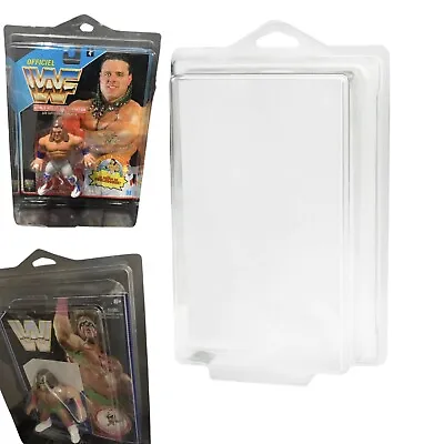 Buy WWF WWE  Mattel Retro ( X5 Display Cases) Plastic FD Protectors Hasbro Figure • 29.95£
