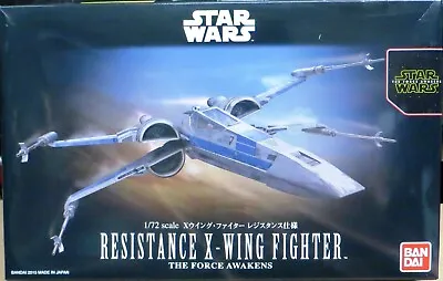 Buy Bandai 1/72 Scale Resistance X-Wing Fighter Model Kit Star Wars Force Awakens • 28£