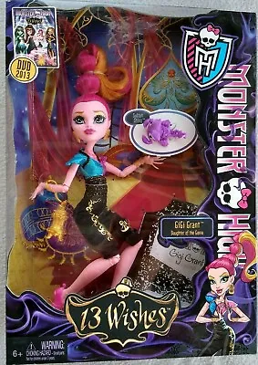 Buy Mattel MONSTER HIGH Gigi Grant 13 Wishes Doll • 97.46£