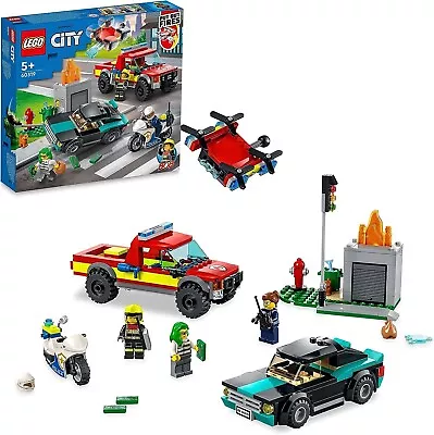 Buy LEGO 60319 City Fire Rescue & Police Chase New In Box • 17.99£