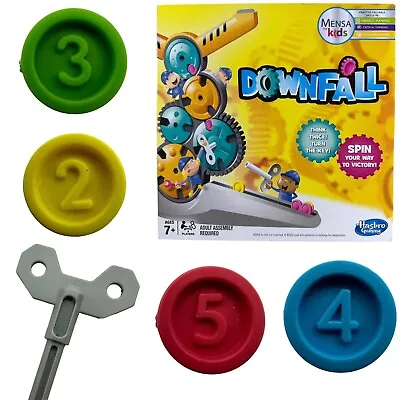 Buy Downfall Mensa By Hasbro - Genuine Game Coloured Counters & Keys....Spare Parts • 2.65£