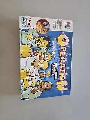 Buy Operation The Simpsons Edition Board Game MB Games 2005 Complete, Tested Working • 8£