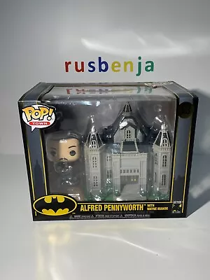 Buy Funko Pop! DC Heroes Town Batman Alfred Pennyworth With Wayne Manor #13 • 20.99£