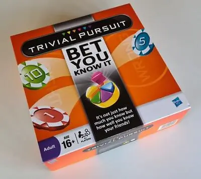 Buy Trivial Pursuit ' Bet You Know It' Board Game - Perfect Condition • 14.95£