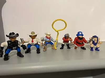 Buy Vintage Fisher Price Cowboys And Pirate Selection 1994-1996 • 10£