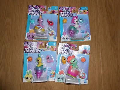 Buy 4 X My Little Pony The Movie Baby Sea Pony Figure Seapony  Set. Bnip • 8.99£
