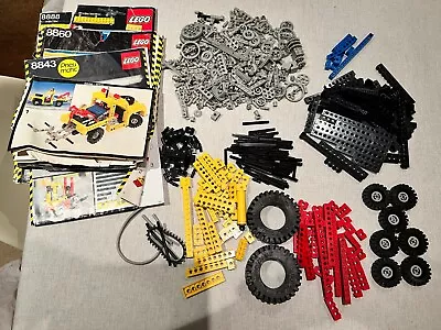 Buy Vintage Lego Technics Spares With Instructions (8860,8843,8846,8700,8888) Used • 29.99£