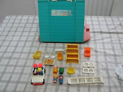 Buy Fisher Price A Frame House Play Family + Figures & Accessories Vintage 1970's • 9.99£