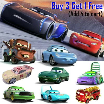 Buy New Disney Pixar Cars Lightning McQueen 1:55 Diecast Car  Gift Tex Dinoco 2022 • 13.99£