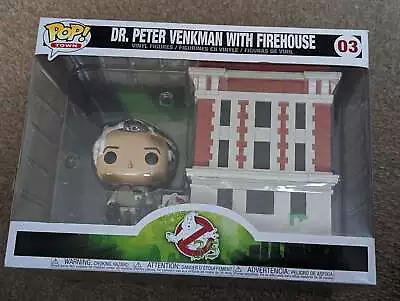 Buy Damaged Box | Funko Pop Town | Ghostbusters | Dr. Peter Venkman With Firehouse # • 33.78£