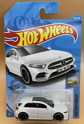 Buy Hot Wheels '19 Mercedes-Benz A-Class Long Card New 201/250 White FYB47 Fresh • 9.99£
