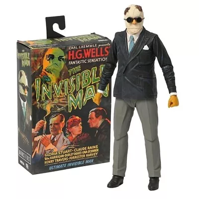Buy Neca Universal Monsters Ultimate The Invisible Man 18 Cm • 54.48£
