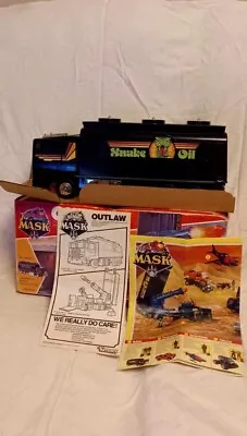 Buy Vintage 1985 MASK Kenner Outlaw Oil Tanker 100% Complete And Boxed With Insert • 240£