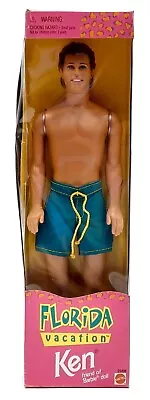 Buy 1998 Florida Vacation Swimwear Ken Barbie Doll / Mattel 20496 / NrfB • 40.99£