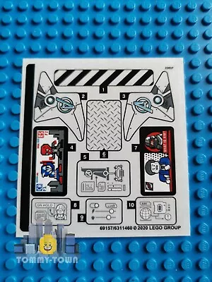 Buy Lego Super Heroes STICKER SHEET ONLY For Lego Set 76166 Avengers Tower Battle • 2.99£