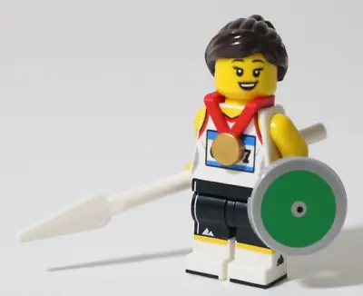 Buy LEGO Series Athlete Minifigure 71027 Series 20 Sports Woman Olympics - Genuine • 5.99£