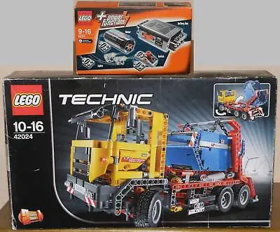 Buy LEGO Technic 42024 Container Truck + 8293 Powerfunction 100% Complete Original Packaging BA • 136.95£