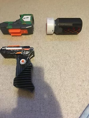 Buy Nerf Accessories Red Dot Scope(out Of Battery), Decor Silencer And Handle Custom • 5£