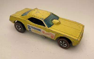 Buy Vintage Hot Wheels Redline ‘the Snake’ Funny Car Custom Yellow Mattel 1969 • 5.05£