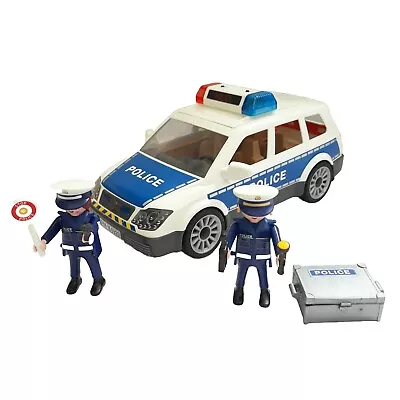 Buy Playmobil City Action 6920 Police Car With Working Sounds & Lights - X2 Figures • 12£