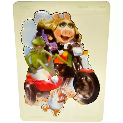 Buy Vintage 1981 Fisher-Price “Sidekick” Muppets Tray Puzzle Kermit Ms Piggy #546 • 9.44£