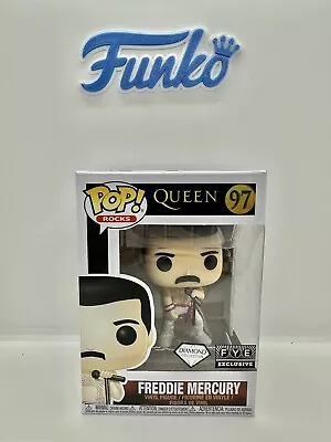 Buy Funko Pop Rocks Queen Freddie Mercury 97 Diamond FYE Exclusive • 61.79£