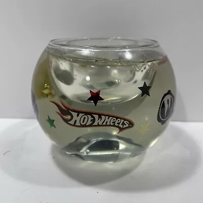 Buy Hot Wheels Gel Votive Candle Holder Real Car In Bottom Glass Bowl Decorated • 7.29£