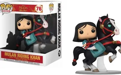 Buy Disney Mulan: Mulan Riding Khan Funko POP! Rides • 30.99£