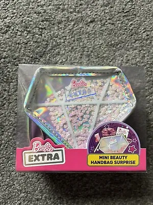 Buy NEW Barbie Extra Mini Beauty Handbag Silver Lipgloss Scrunchie Toy Great Gift • 8.50£