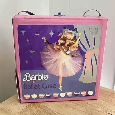 Buy Vintage Barbie Ballet Case Vinyl Travel Tote Carrying Case 1991 Ballerina. B8 • 24.06£