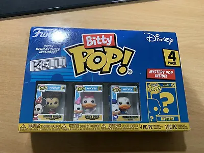 Buy Funko Bitty Pop Disney Mickey Mouse 4 Pack Miniature Vinyl Figures   (35C) • 6.99£