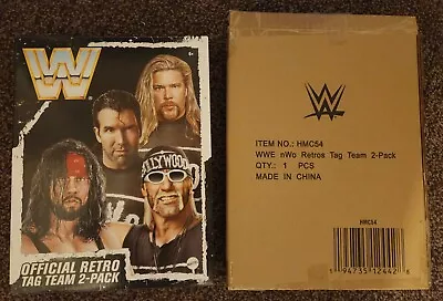 Buy WWE NWO Retro 4-Pack (Hollywood Hogan, Syxx, Hall & Nash) Like WWF Hasbro NEW • 59.99£